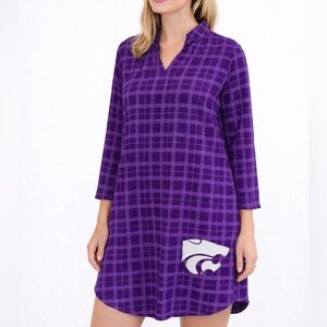Gameday Couture Kansas State KState XL Pajama Dress Velour KSU NCAA